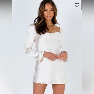 Princess Polly Champagne Mini Dress